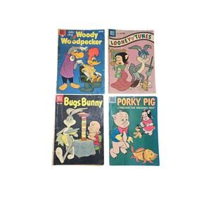 Vintage Lot of Looney Tunes Comic Books 1950s